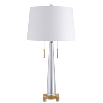 Zoe 29.5" Crystal LED Table Lamp - JONATHAN Y